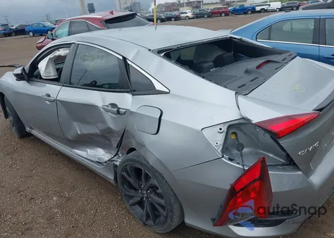2020 Honda Civic Sport from USA, damaged, VIN 19XFC2E88LE026577